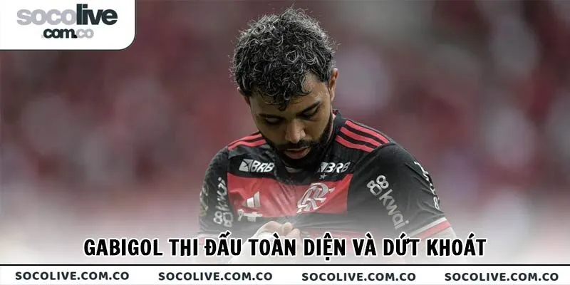 Gabigol thi đấu toàn diện và dứt khoát, tạo dựng sức mạnh cho Flamengo trong kỷ nguyên mới