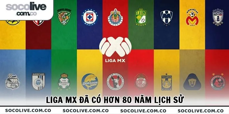 Liga MX đã có hơn 80 năm lịch sử